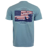 CC WW 250 AMERICAN DUCK FLAG S/S TEE