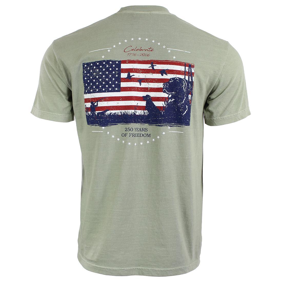 CC WW 250 AMERICAN DUCK FLAG S/S TEE