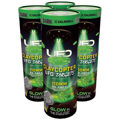 CLAYCOPTER 110MM GLOW TARGET 50PK