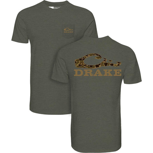 STACKED OLD SCHOOL LOGO TEE S/S