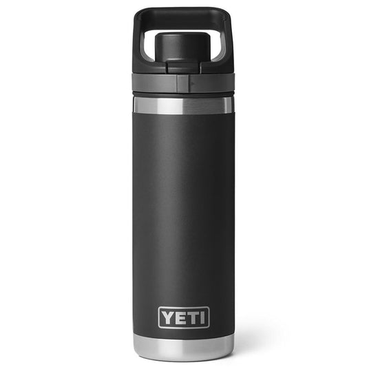 RAMBLER 18OZ BOTTLE FLIP CHUG BLACK