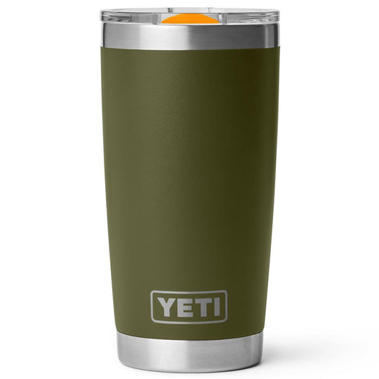 RAMBLER 20OZ TUMBLER MS OLIVE/KING CRAB ORANGE