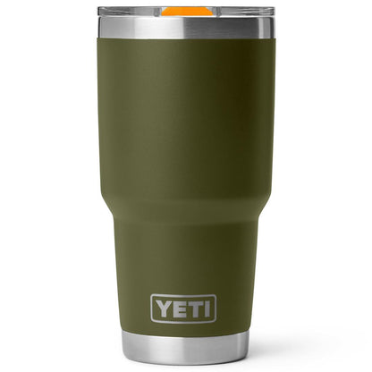 RAMBLER 30OZ TUMBLER MS OLIVE/KING CRAB ORANGE