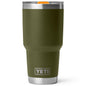 RAMBLER 30OZ TUMBLER MS OLIVE/KING CRAB ORANGE