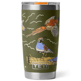 RAMBLER 20OZ TUMBLER MS UPLAND BIRD OLIVE