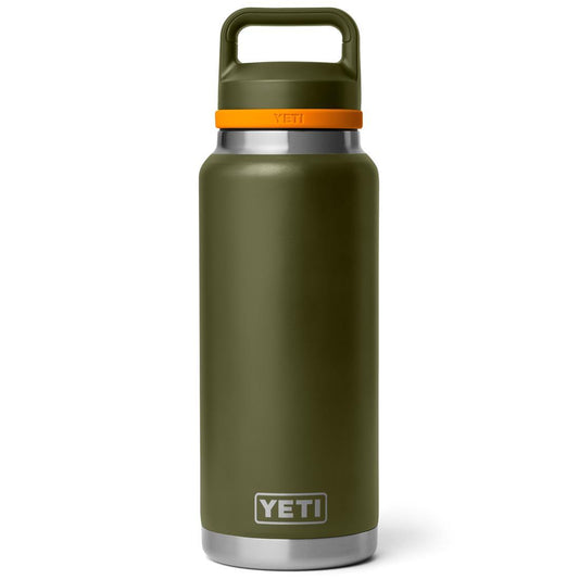 RAMBLER 36OZ BOTTLE C CHUG OLIVE/KING CRAB ORANGE