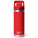 RAMBLER 18OZ BOTTLE FLIP CHUG RESCUE RED
