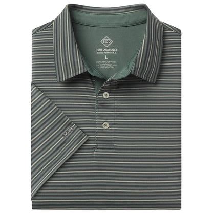 MENS RIVERBEND STRIPE POLO