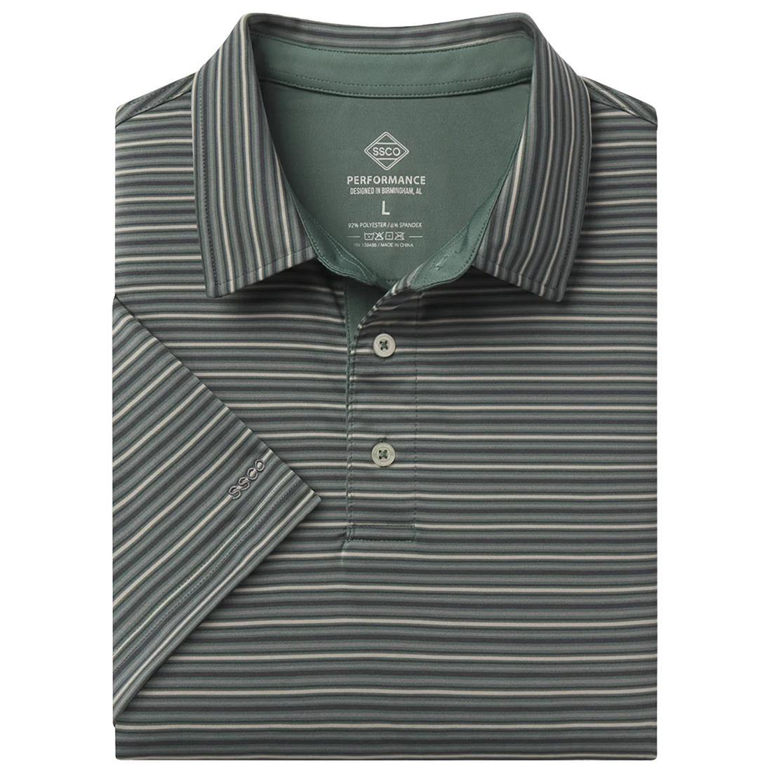 MENS RIVERBEND STRIPE POLO
