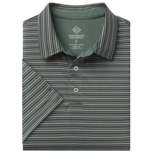 MENS RIVERBEND STRIPE POLO