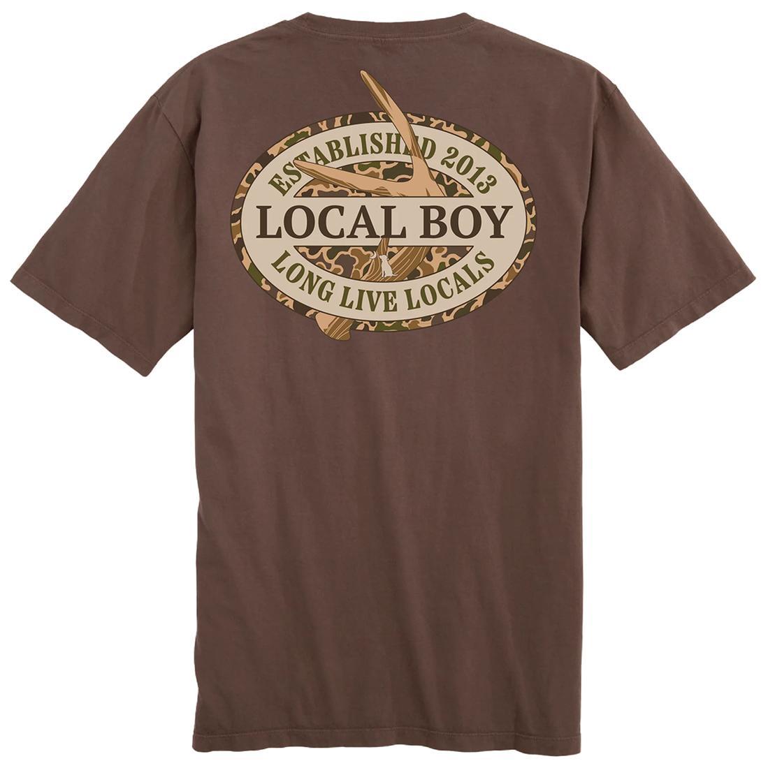 YOUTH OLD SCHOOL ANTLER OVAL S/S TEE