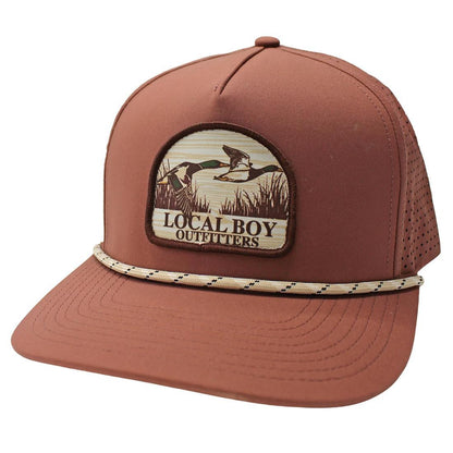 YOUTH MALLARD MARSH PATCH PERF ROPE HAT