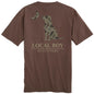 MENS BRUSH CAMO DOG AND MOON S/S TEE