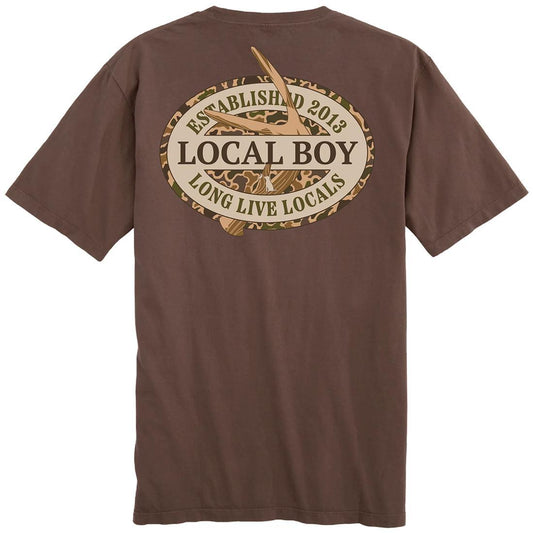 OLD SCHOOL ANTLER OVAL S/S TEE