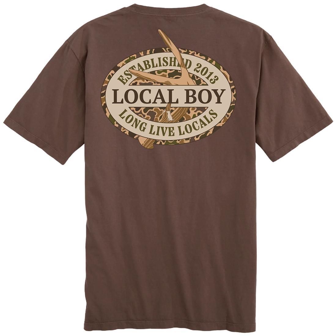 OLD SCHOOL ANTLER OVAL S/S TEE