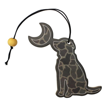 BRUSH CAMO DOG AND MOON AIR FRESHENER