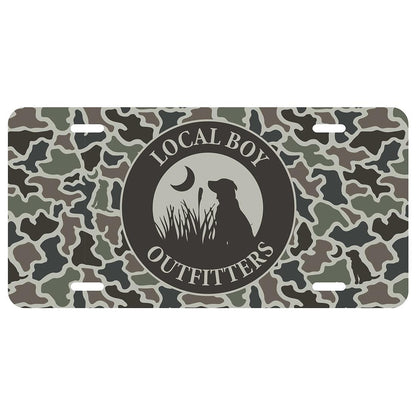 ORIGINAL CIRCLE LICENSE PLATE