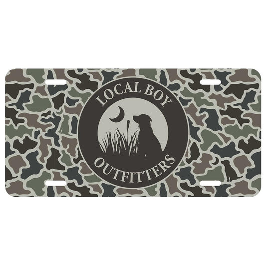 ORIGINAL CIRCLE LICENSE PLATE