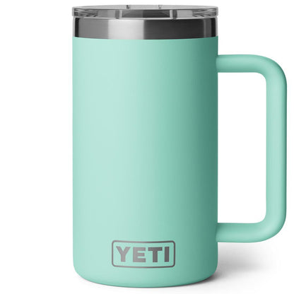 RAMBLER 24OZ CL MUG 2.0 MS SEAFOAM