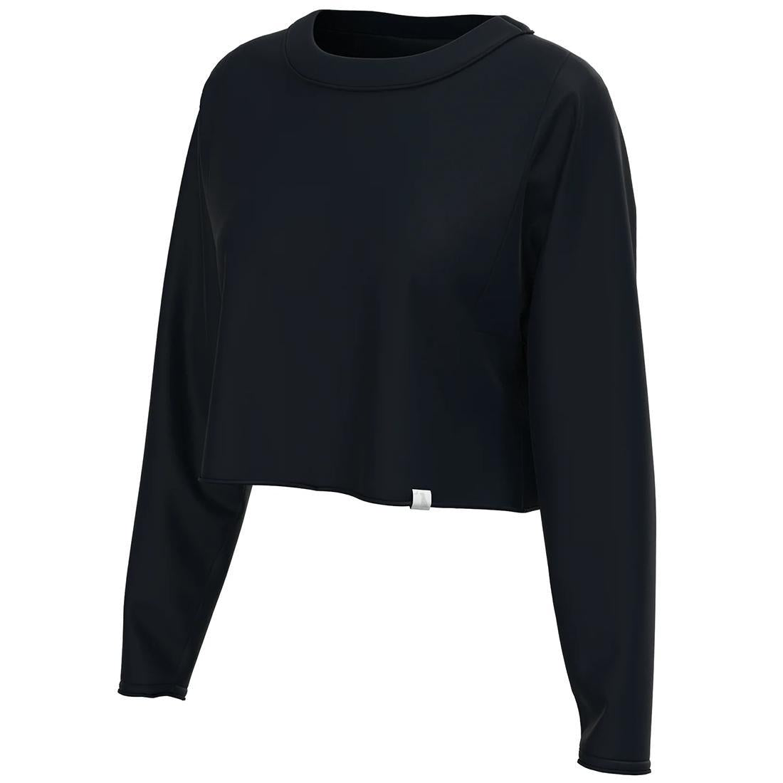 WOMENS BOXY CROP L/S TEE
