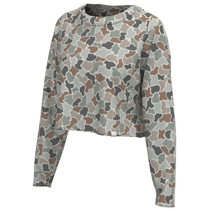 WOMENS BOXY CROP L/S TEE