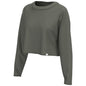 WOMENS BOXY CROP L/S TEE