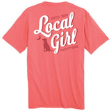 WOMENS LG STACKED SCRIPT S/S TEE