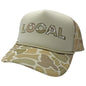 WOMENS LG LOCAL CAMO DESERT FOAM TRUCKER HAT