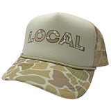 WOMENS LG LOCAL CAMO DESERT FOAM TRUCKER HAT