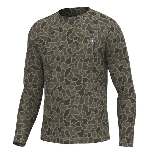 TODDLER L/S HEATHER BLEND CREW