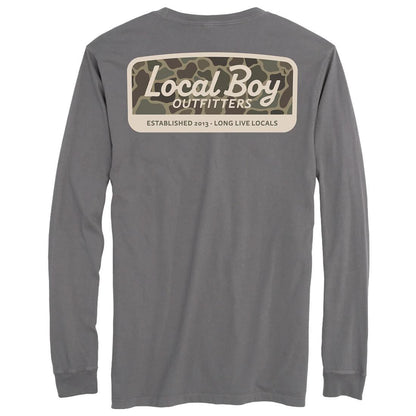 MENS BRUSH CAMO MARK L/S TEE