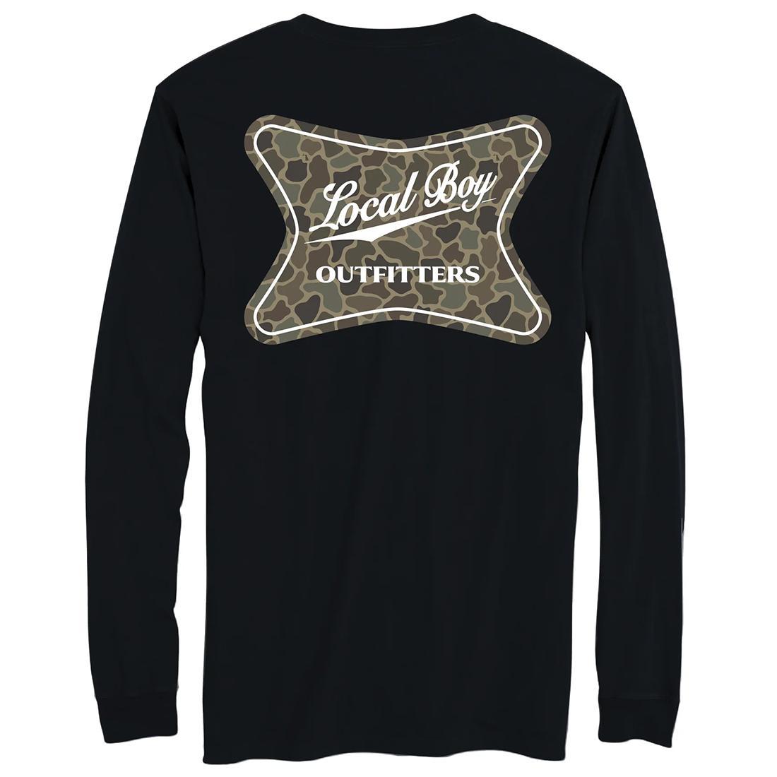 MENS HIGH BADGE BRUSH L/S TEE