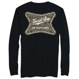 MENS HIGH BADGE BRUSH L/S TEE