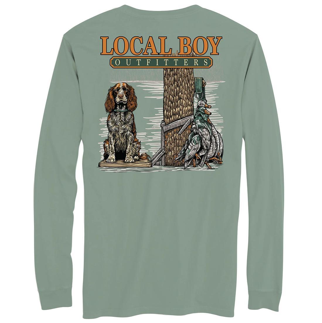 MENS SPANIEL STAND L/S TEE