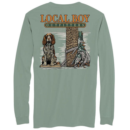 MENS SPANIEL STAND L/S TEE