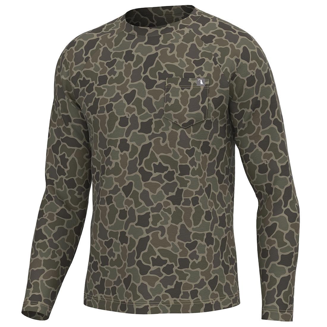 MENS L/S HEATHER BLEND CREW