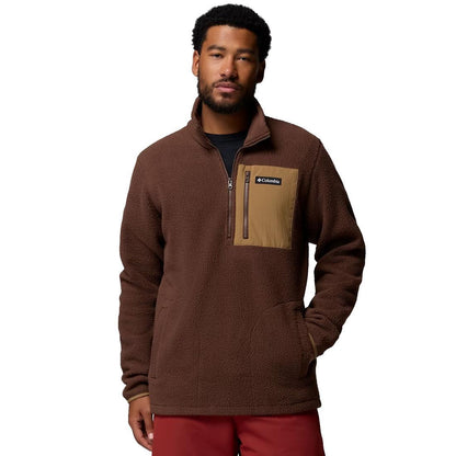 MENS JASPER RIDGE PEBBLED HALFZIP