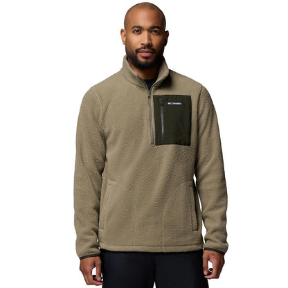 MENS JASPER RIDGE PEBBLED HALFZIP