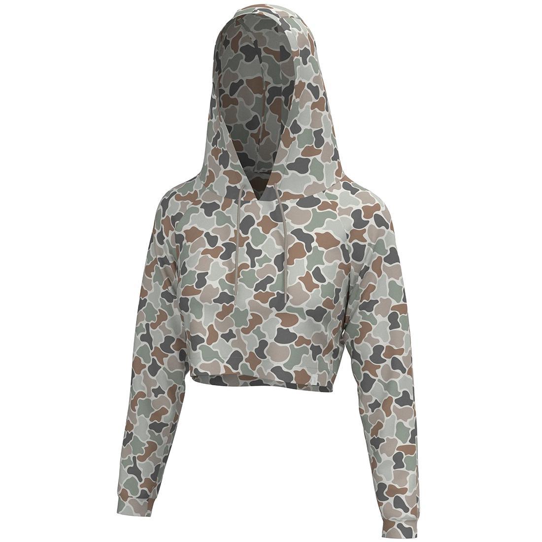LG VELVET FLEECE CROPPED HOODIE