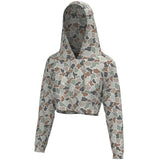 LG VELVET FLEECE CROPPED HOODIE