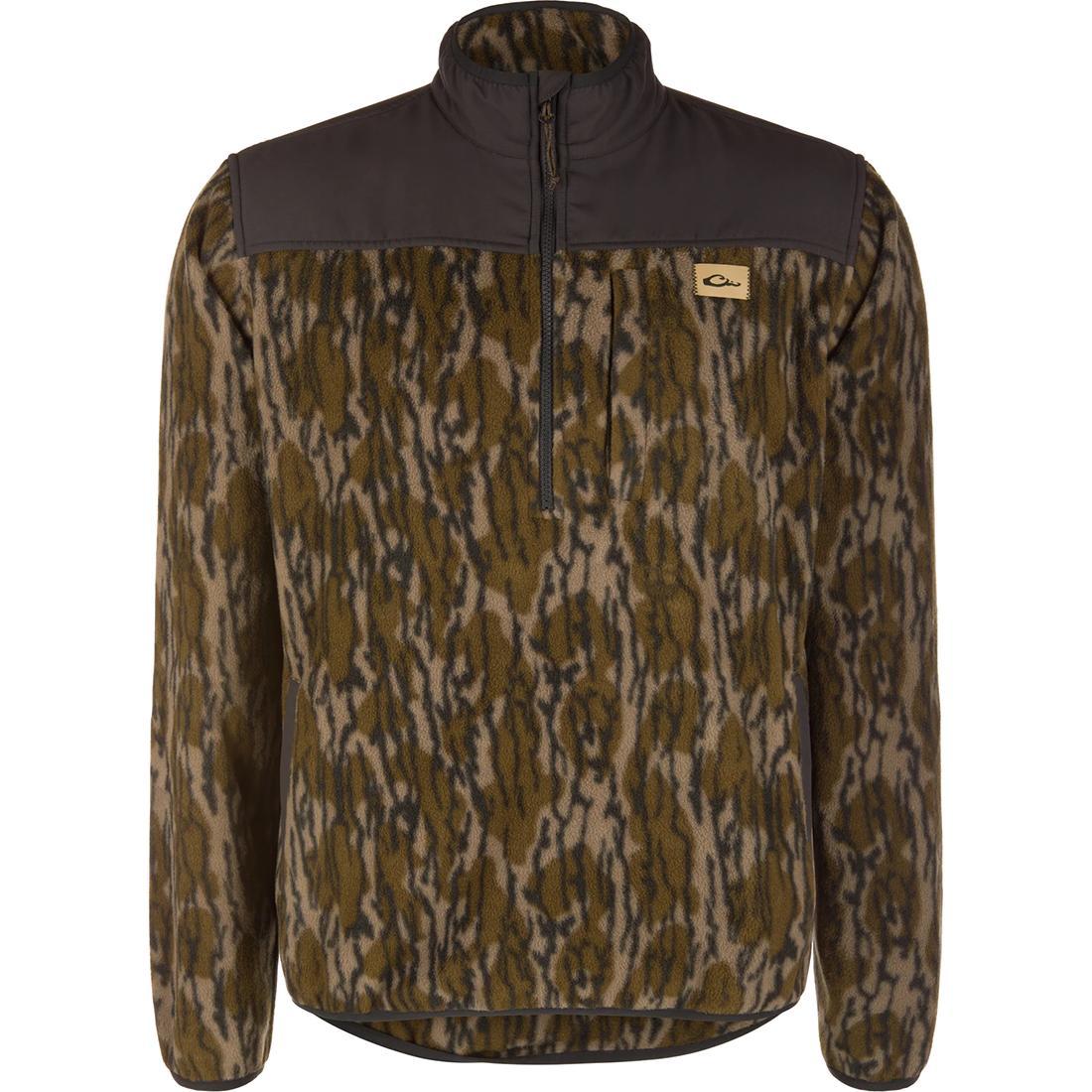 CAMP FLEECE 1/4 ZIP OVER UNDER