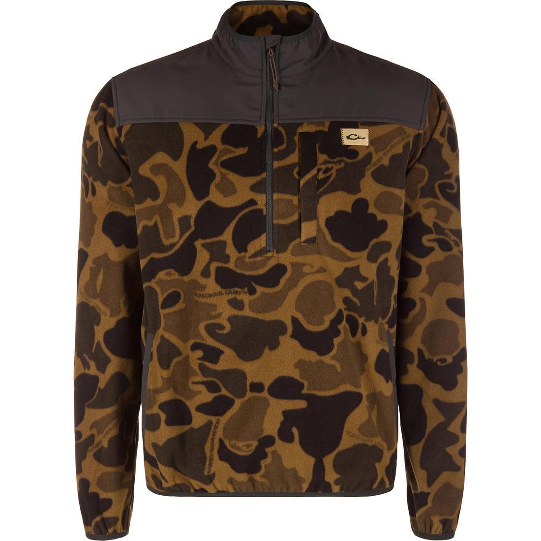 CAMP FLEECE 1/4 ZIP OVER UNDER