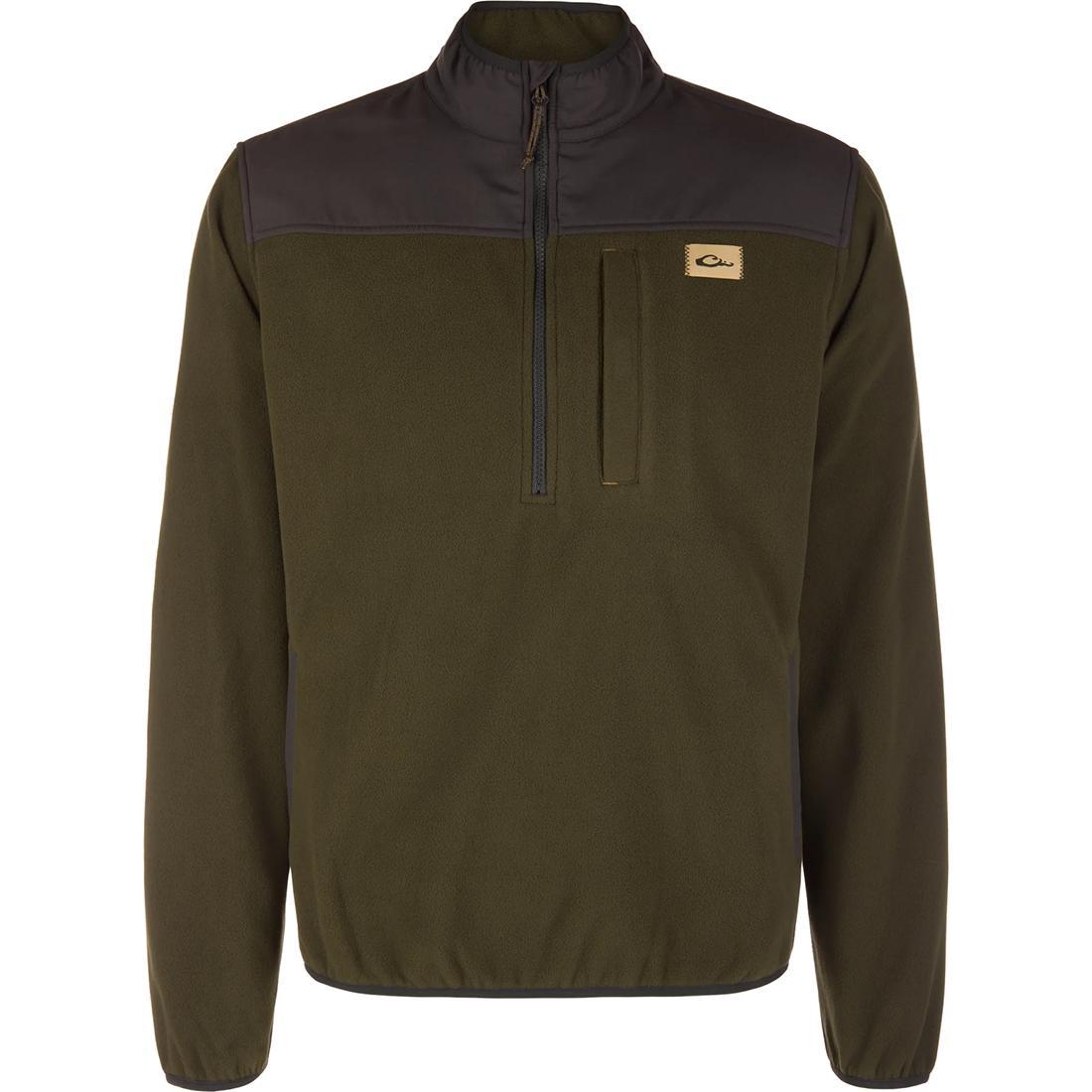 CAMP FLEECE 1/4 ZIP OVER UNDER