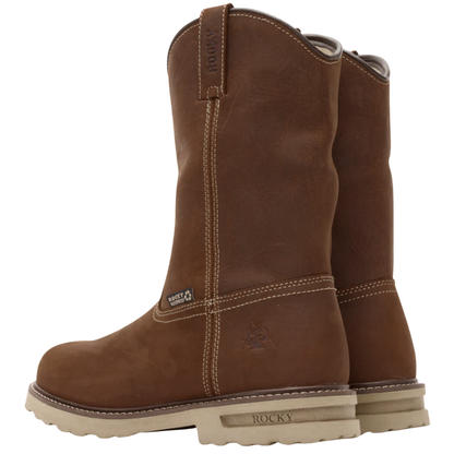 Work Pull-On Soft Toe Boots