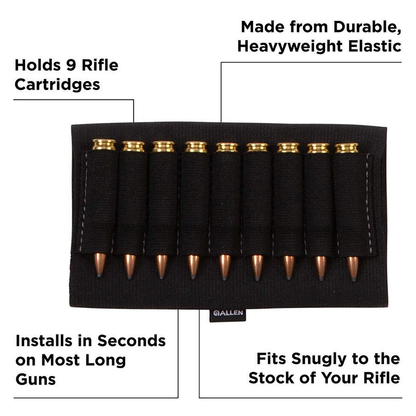 RIFLE CARTRIDGE HOLDER BLACK