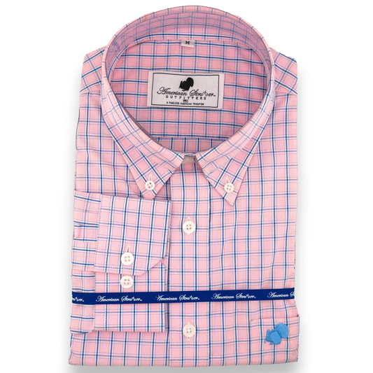 GINGHAM BUTTON DOWN SHIRT