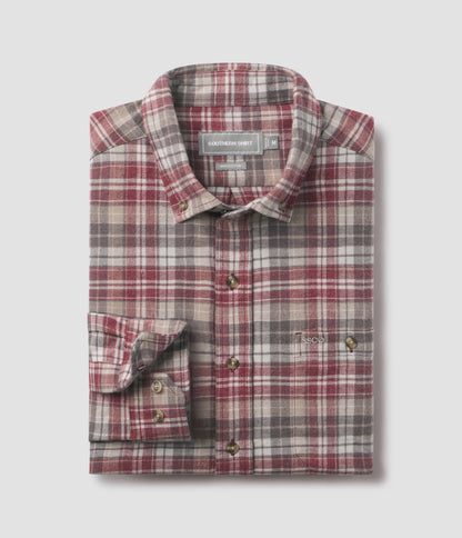 MENS ALSTON WASHED LONG SLEEVE FLANNEL