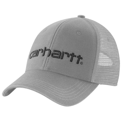 MENS CANVAS MESH BACK LOGO GRAPHIC CAP