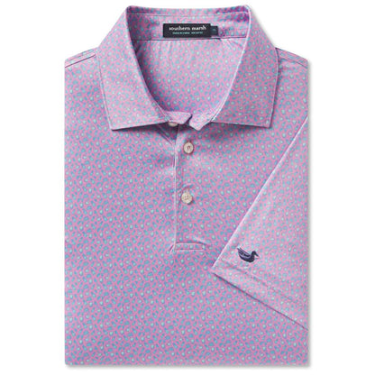 FLYLINE PERFORMANCE POLO SALT AND LIME
