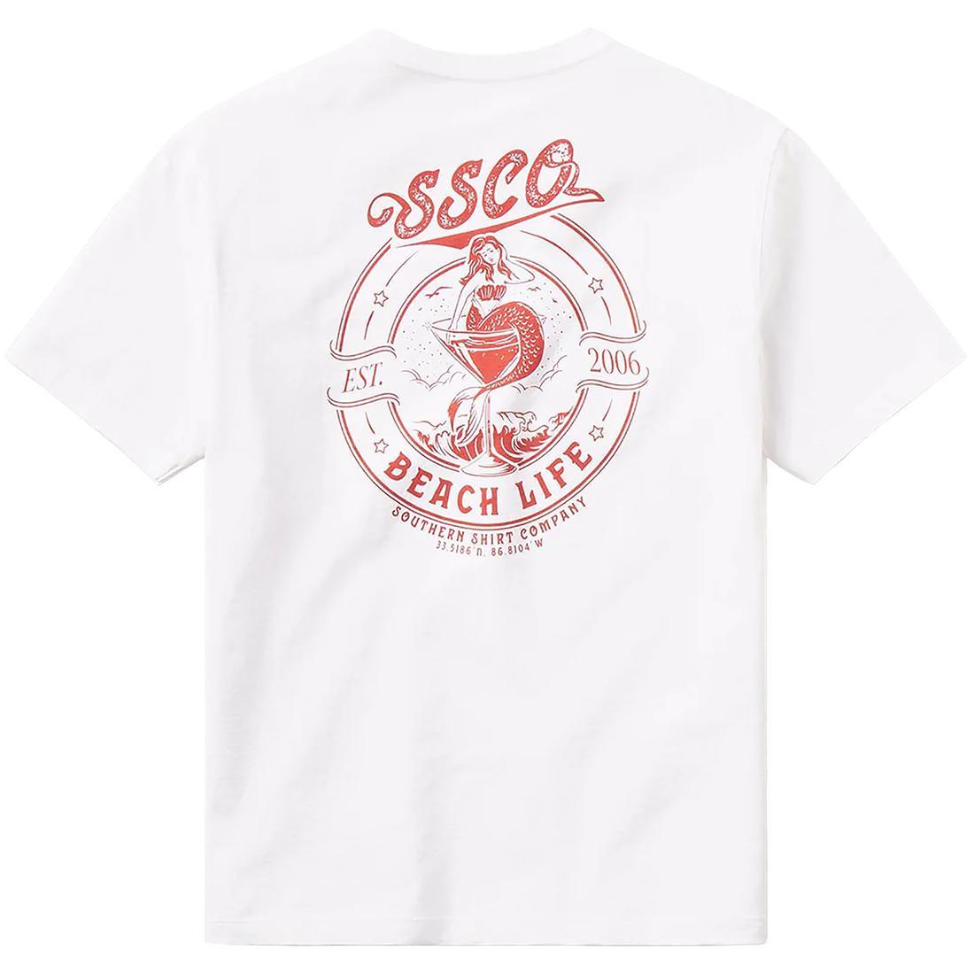 BEACH LIFE BADGE S/S TEE